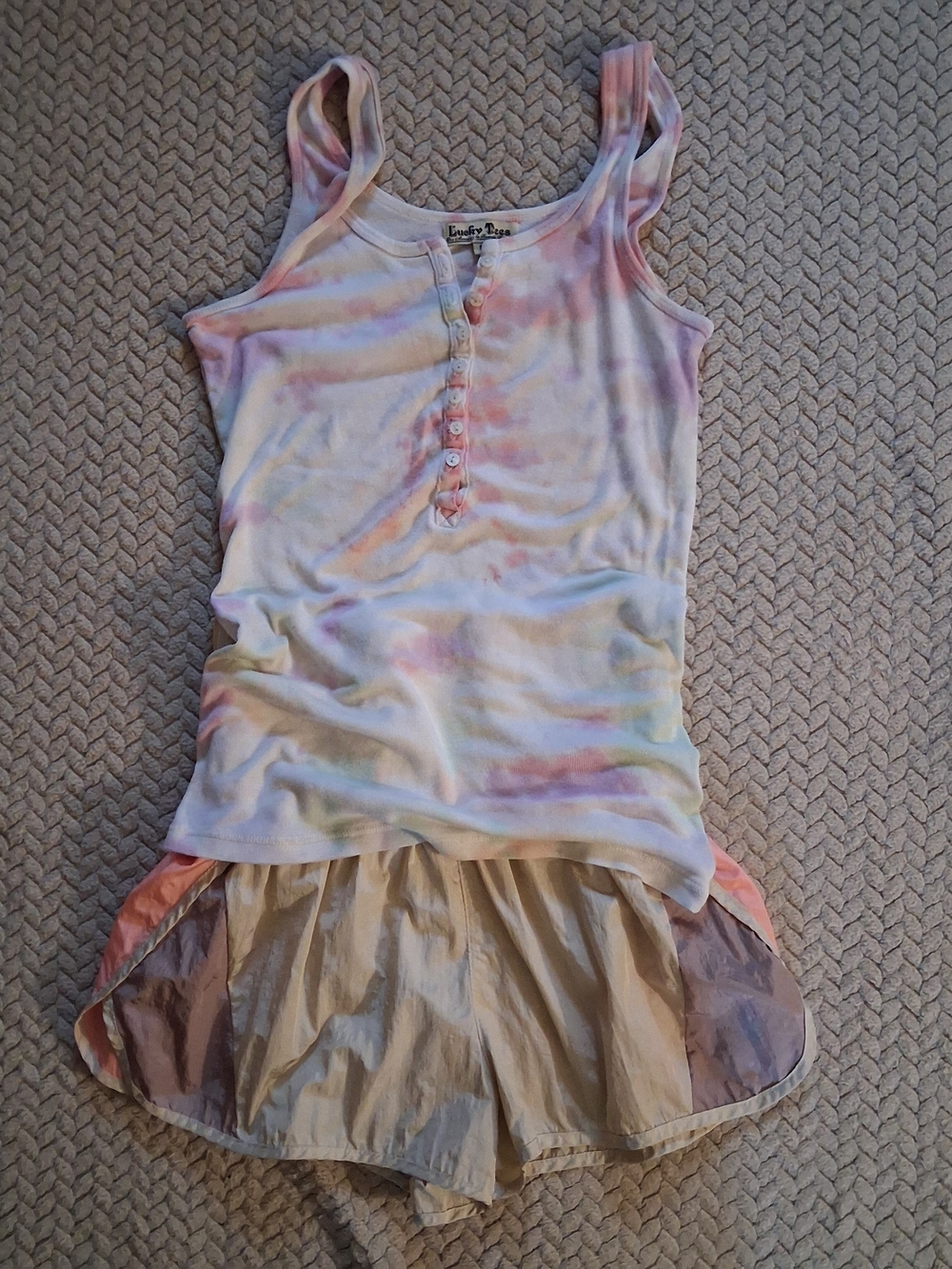 SWEET FREE PEOPLE TOP & SHORT BUNDLE